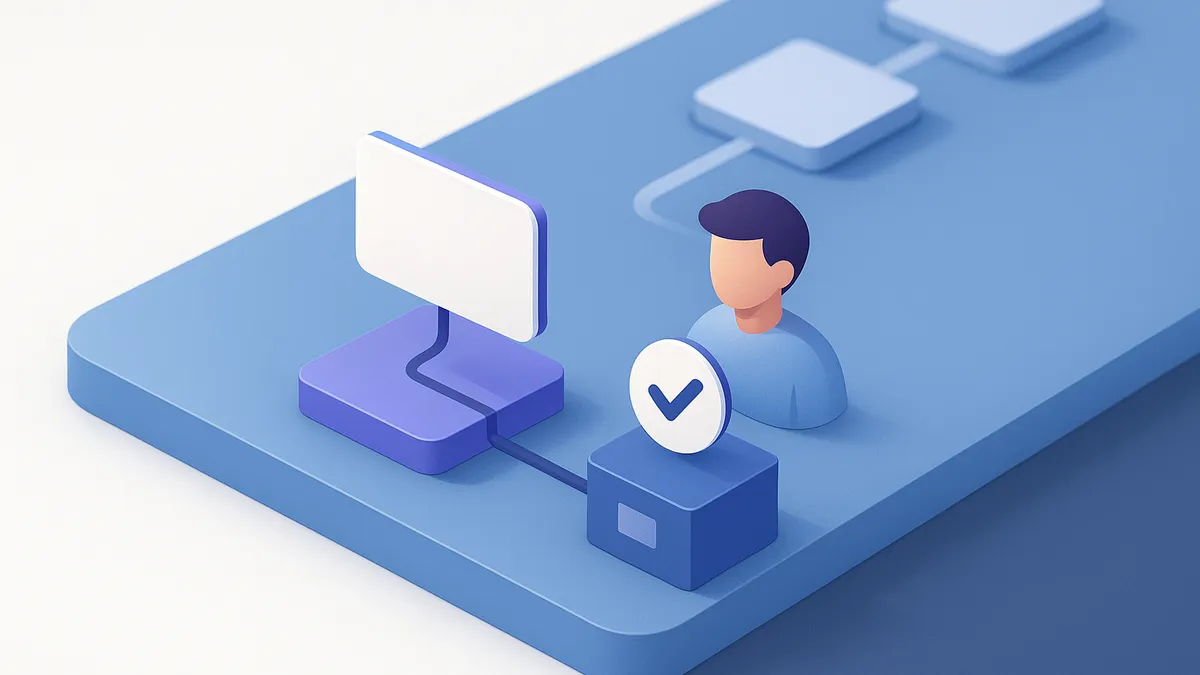A payment action raised within a guided workflow beside a separate processing gateway