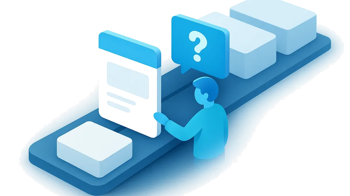 A workflow advancing an interaction with a contextual answer panel alongside