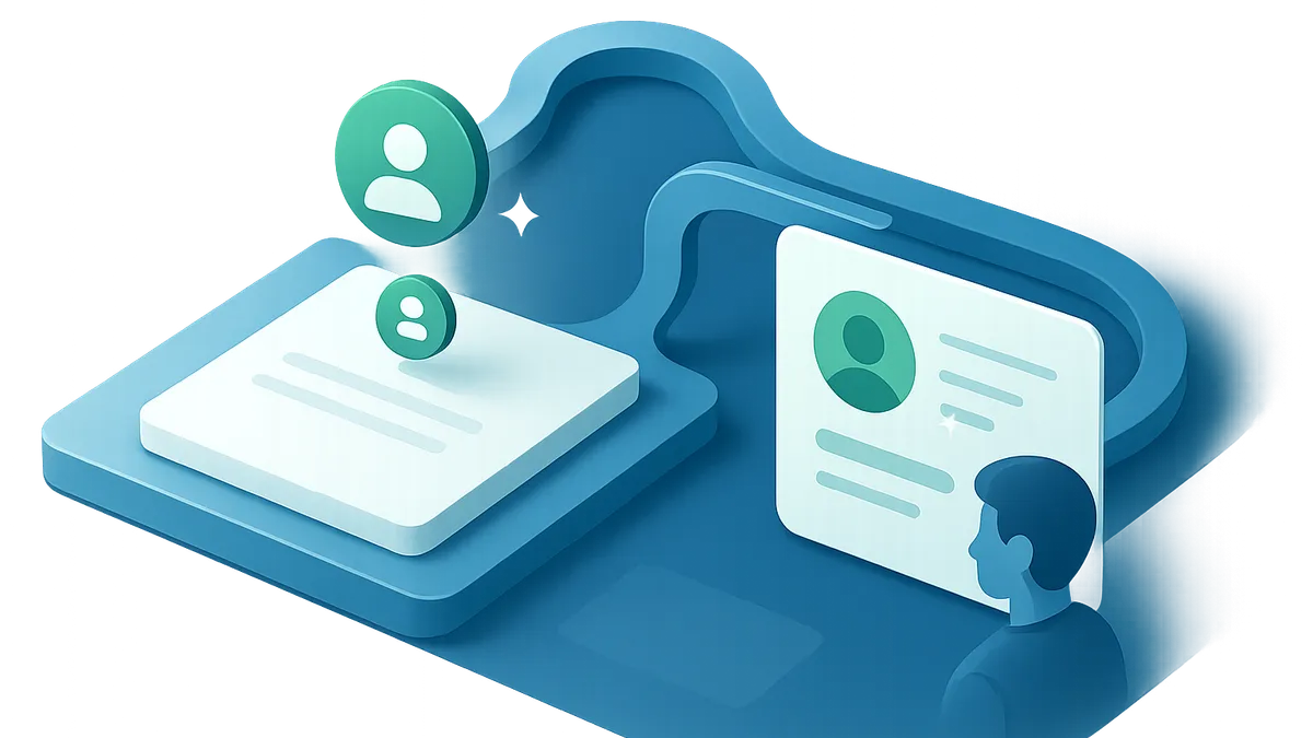 A submitted landing form updating a prospect record and starting follow-up