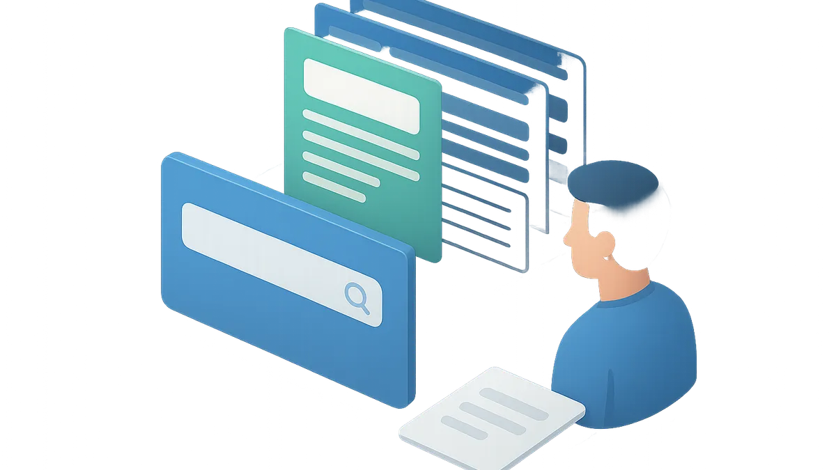 A customer finding a selected Knowledge Base article through portal search