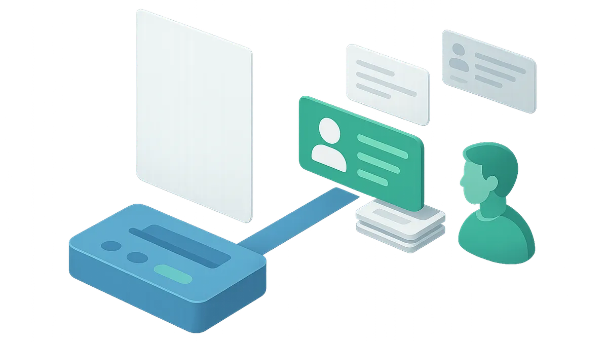 A campaign created from contact criteria and sent to connected service contact records